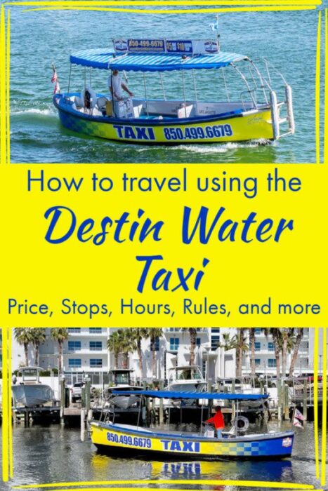 Destin Water Taxi Pin